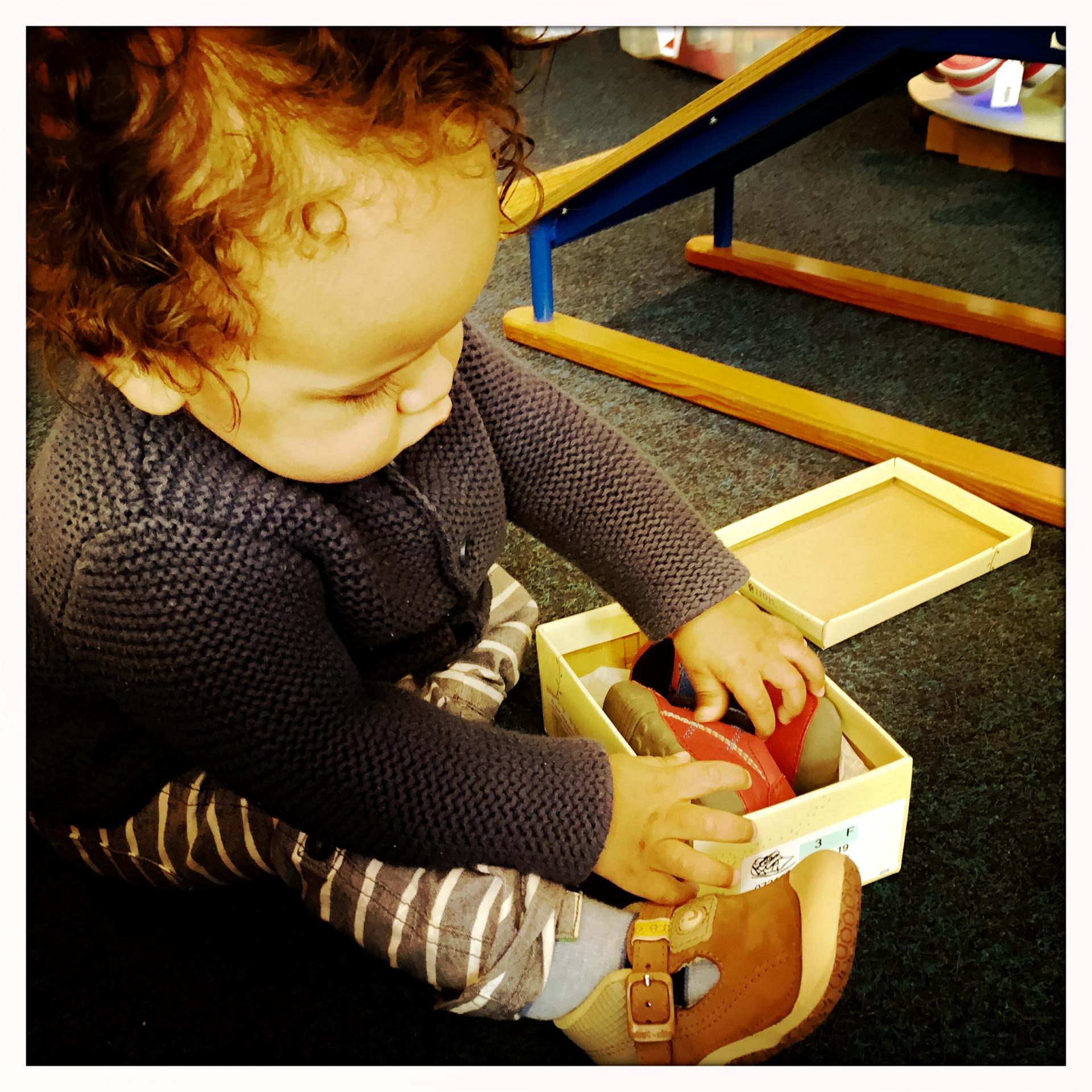 Buying Baby's First Shoes Buying Baby's First Shoes