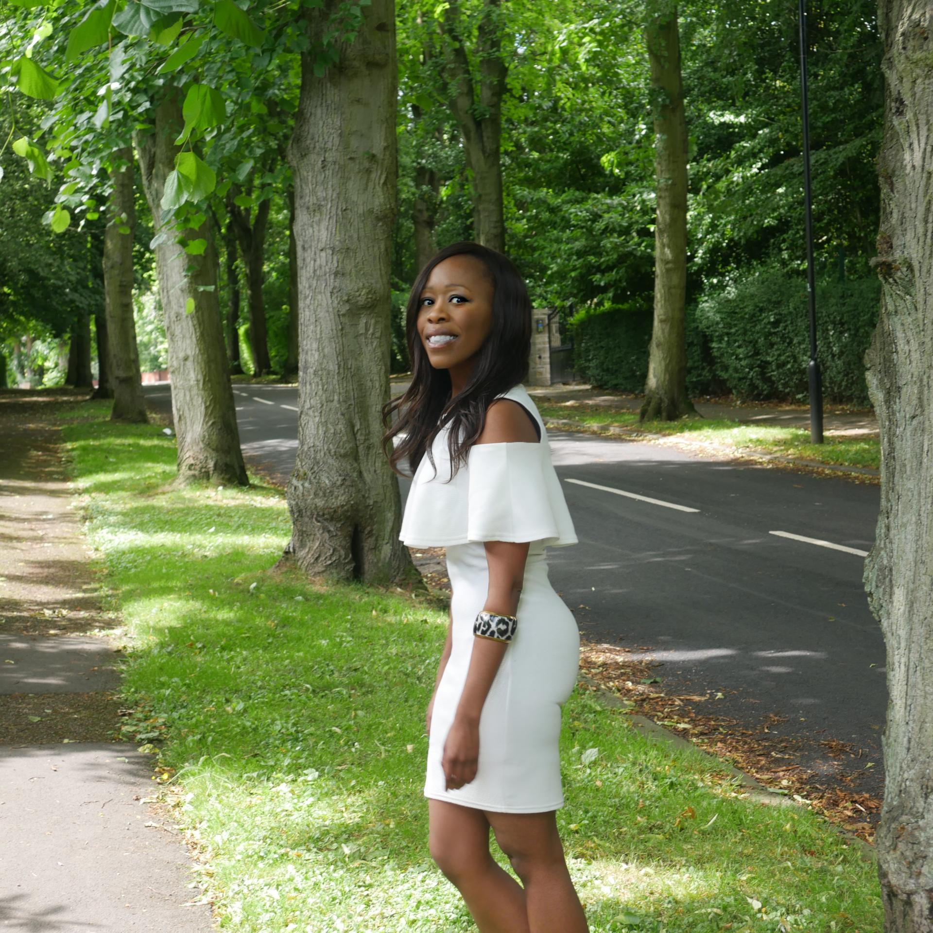 Little White Dress - Club L Dress - Kitty & B Little White Dress - Club L Dress - Kitty & B