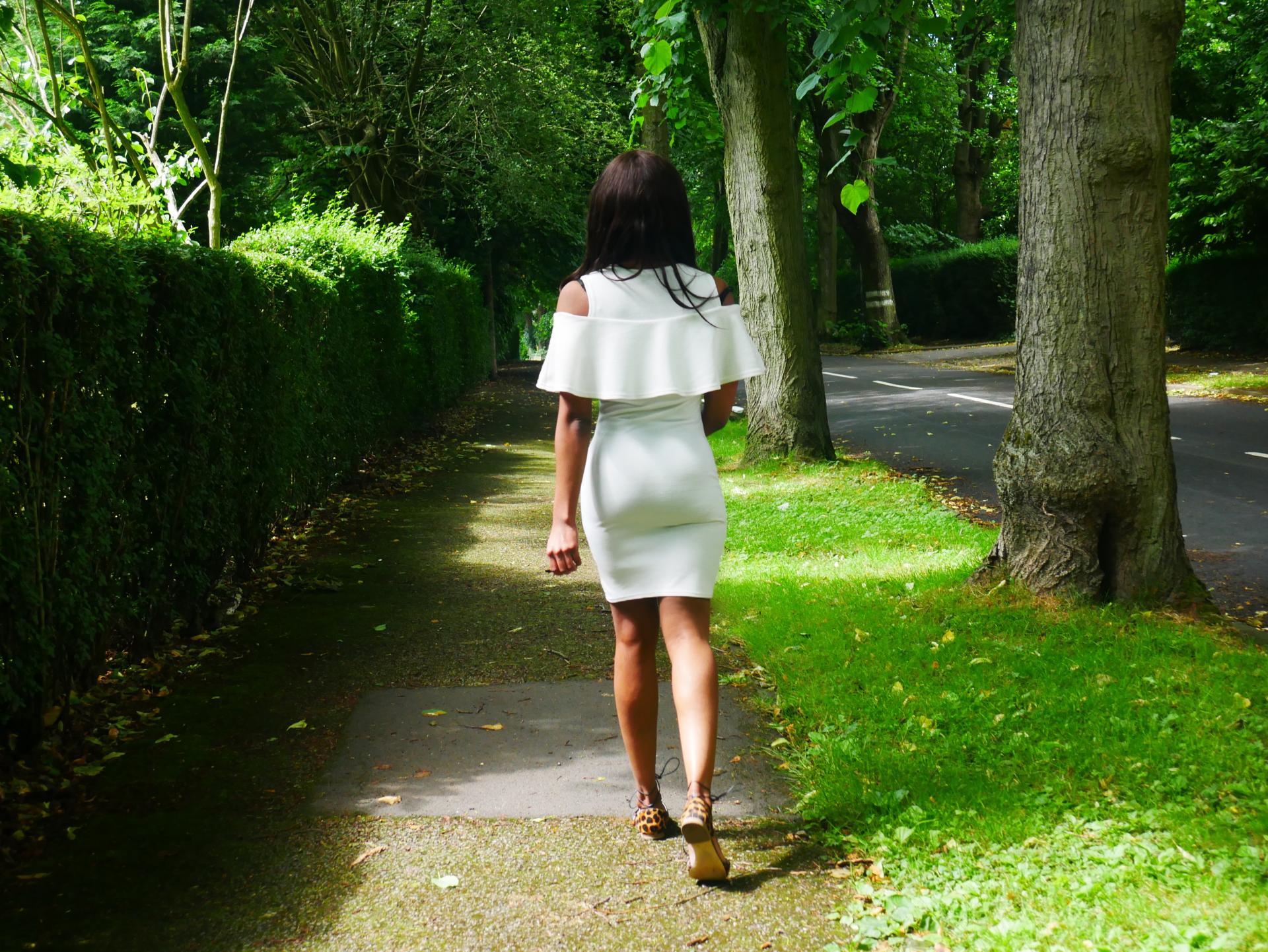 Little White Dress - Club L Dress - Kitty & B Little White Dress - Club L Dress - Kitty & B
