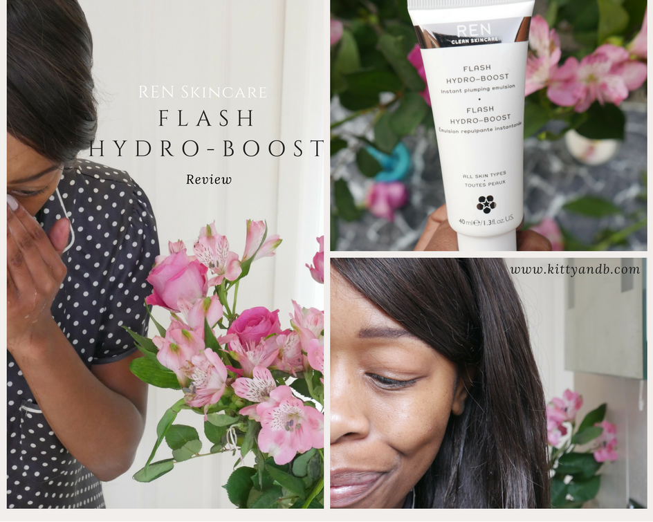 Flash Hydro-Boost Review | I tried the REN Skincare Flash-Hydro Boost and this is my full review, with pictures. Cost, cruelty-free status, ingredients, skin type suitability, and of course, my results. #skincare #flashhydrate #crueltyfreeskincare #hyaluronic #review