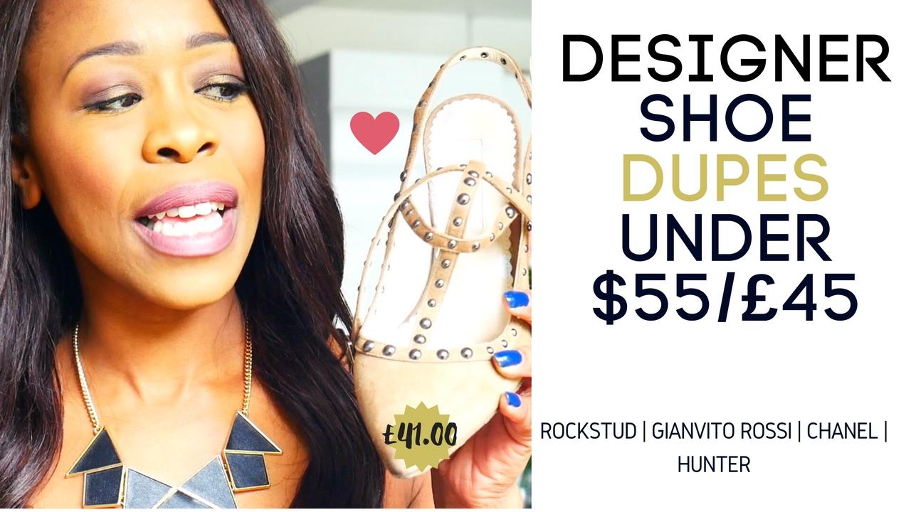 Designer Shoes Dupes Header Image Kitty and B
