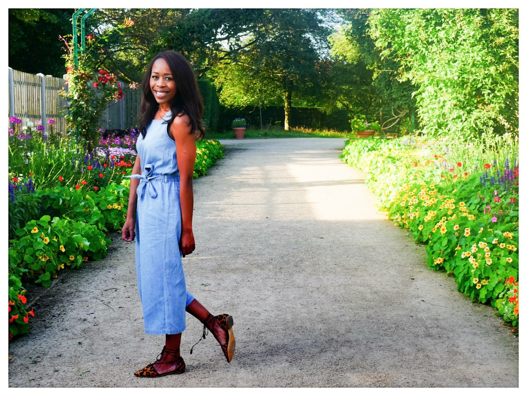 M&S Kids Pinafore Jumpsuit at the Monet Gardens | Style Watch