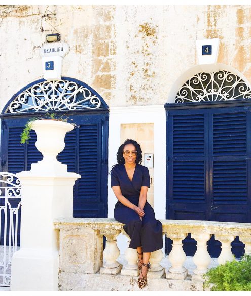 Navy is the new black in Mdina, Malta. How to wear Navy. Kitty and B. Jumpsuit £15.00 http://tidd.ly/dd68af48
