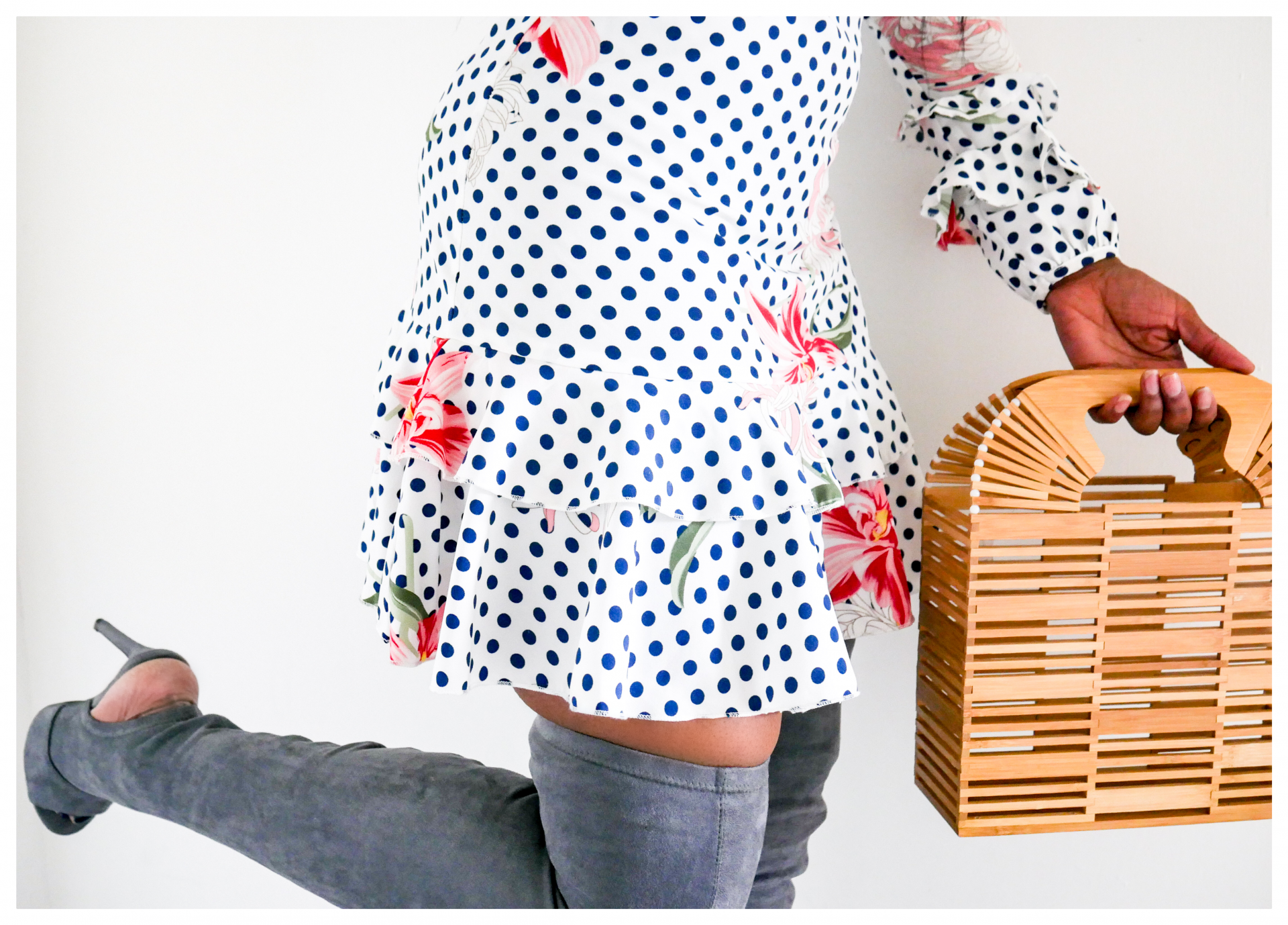 Polka Dots Kitty and B How to wear polka dots| Polka dots are a really versatile, wearable fabric trend to wear| Here we have loads of inspiration for how to wear polka dots in a variety of styles | kittyandb.com #polkadots #fashioninspiration #outfitideas