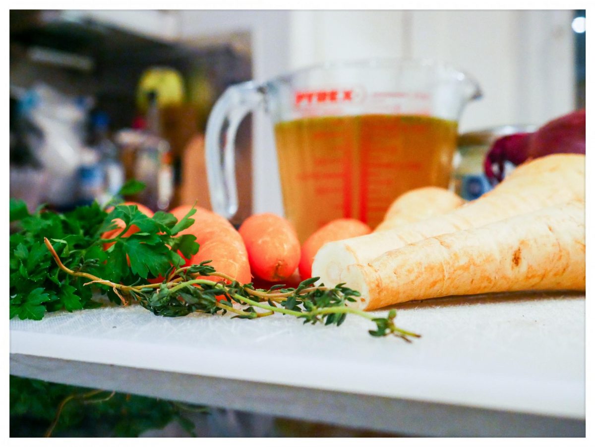 Carrot & Parsnip Soup and Baby Puree Combo Recipe | If you're looking for a great healthy soup and also an idea for baby first foods, this combo recipe has you covered! | www.kittyandb.com