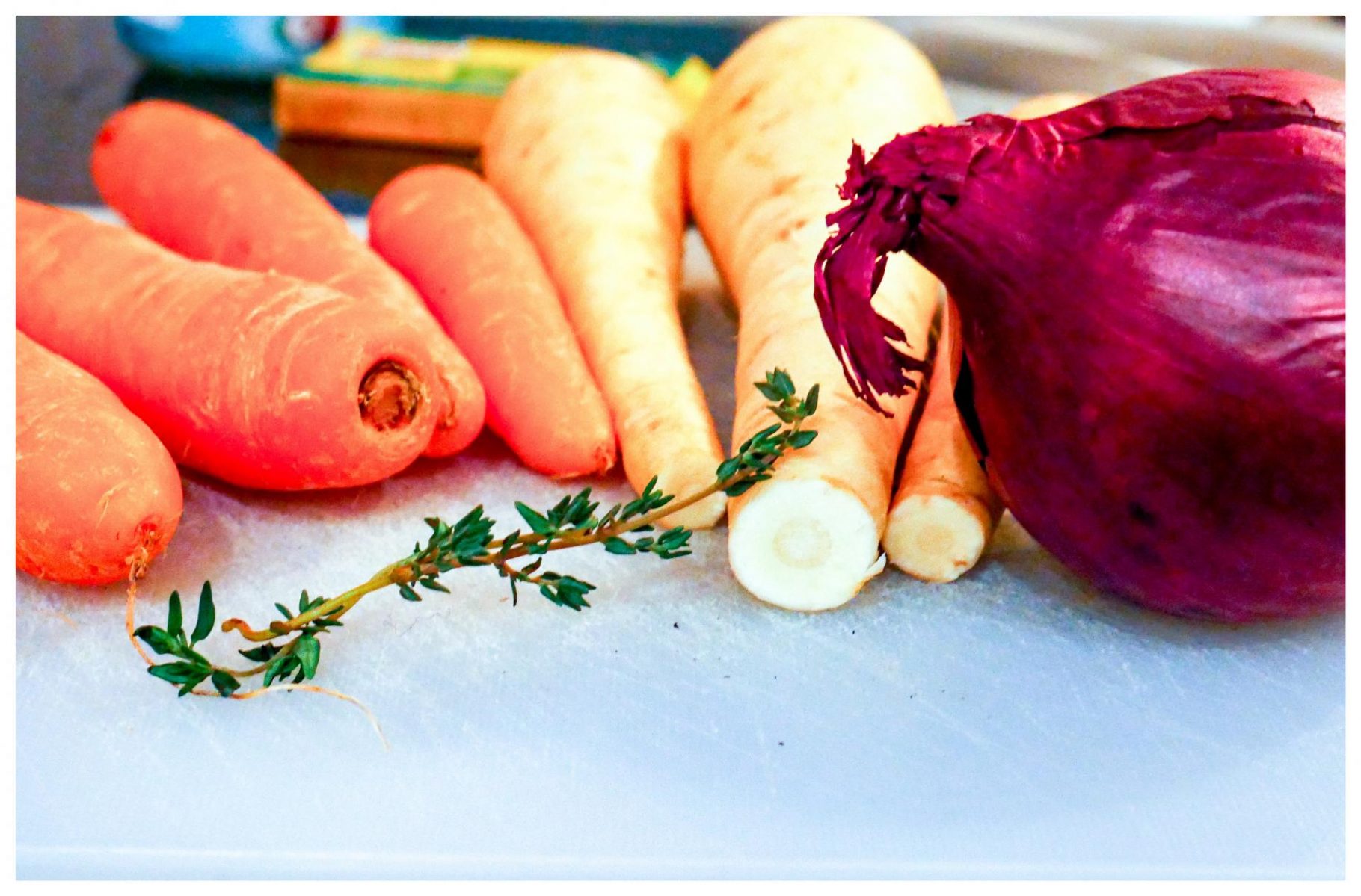 Carrot & Parsnip Soup and Baby Puree Combo Recipe | If you're looking for a great healthy soup and also an idea for baby first foods, this combo recipe has you covered! | www.kittyandb.com