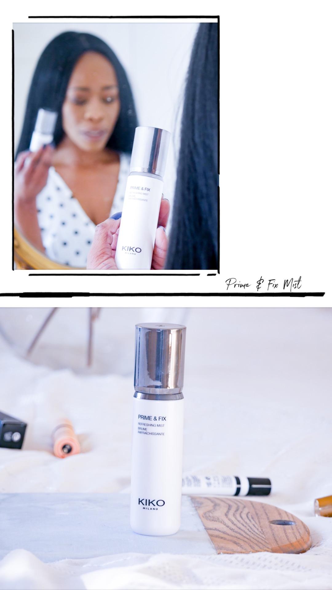 What I bought from KIKO Milano Online| My thoughts on everything I bought - all under £10 including this Prime & Fix mist |If you're looking for cruelty free, affordable makeup and beauty, then you'll definitely be interested| www.kittyandb.com #KIKOTrendsetters #settingspray #beautyreviews #crueltyfree #beautyblog