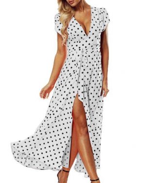 Black and White Polka Dot Dress