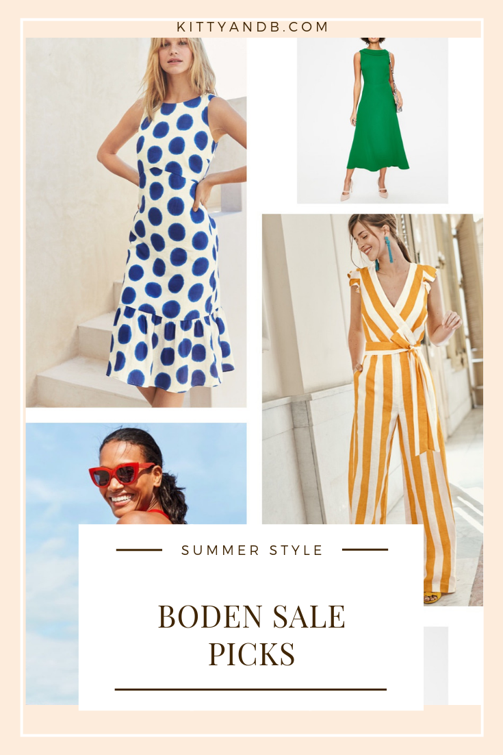 The Boden sale is on! Here are some of my favourite picks from the sale, including some pieces that I own and love! Plus, there's my 20% code that you can use outside the sale.