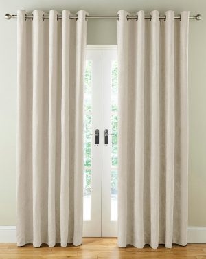 Faux Suede Blackout Curtains