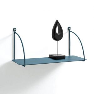 Blue Metal Wall Shelf