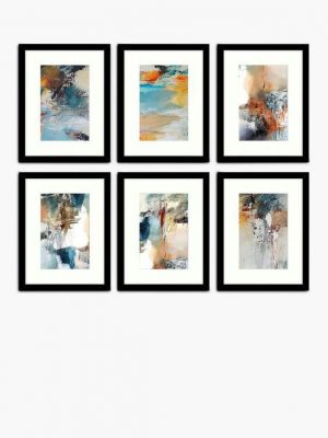 6 Abstract Art Framed Prints