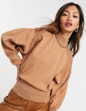 Camel Batwing Jumper